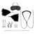 Большой эротический набор из 12 предметов Interchangeable Collar   Nipple Clips Set - Lux Fetish - купить с доставкой в Красногорске