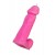 Розовая свеча в форме пениса - 13 см. - Pecado - купить с доставкой в Красногорске