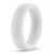Белое люминесцентное эрекционное кольцо Silicone Glo Cock Ring - Blush Novelties - в Красногорске купить с доставкой