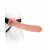 Фаллопротез телесного цвета Hollow Strap-On - 29 см. - Pipedream - купить с доставкой в Красногорске