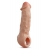 Телесная насадка-удлинитель Intrepid 9.25 Inch Realistic Penis Extender Sleeve - 23,5 см. - Blush Novelties - в Красногорске купить с доставкой