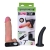 Страпон с 2 насадками и вибрацией UniStrap - 19 и 12 см. - LOVETOY (А-Полимер) - купить с доставкой в Красногорске