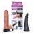 Страпон с 2 насадками и вибрацией UniStrap - 20 и 18 см. - LOVETOY (А-Полимер) - купить с доставкой в Красногорске