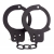 Чёрные наручники из листового металла BONDX METAL CUFFS BLACK - Dream Toys - купить с доставкой в Красногорске