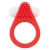 Красное эрекционное кольцо LIT-UP SILICONE STIMU RING 1 RED - Dream Toys - в Красногорске купить с доставкой