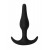 Чёрная анальная пробка Starter - 10,5 см. - Lola Games