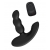 Черный силиконовый стимулятор простаты Levett Nitoc с пультом ДУ - Levett - в Красногорске купить с доставкой