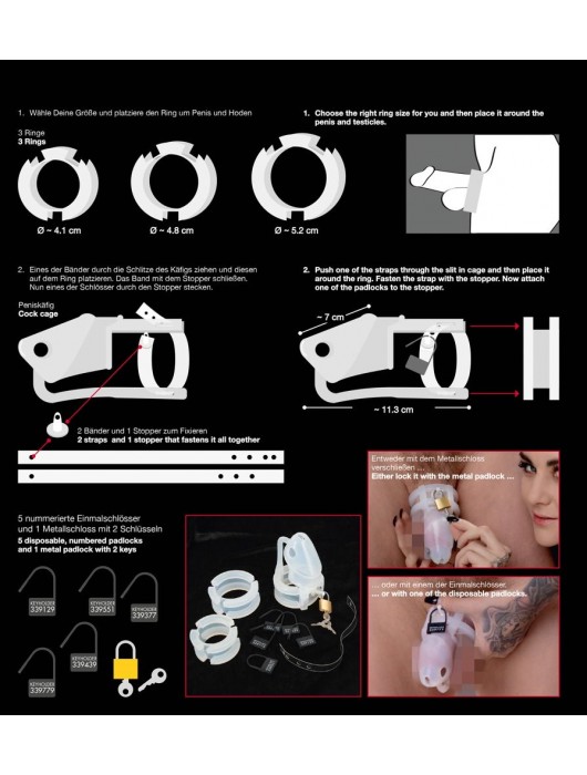 Набор для мужского пояса верности Cock Cage Set - Orion - купить с доставкой в Красногорске