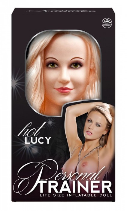Надувная кукла с вибрацией и 2 любовными отверстиями Hot Lucy Lifesize Love Doll - NMC - в Красногорске купить с доставкой
