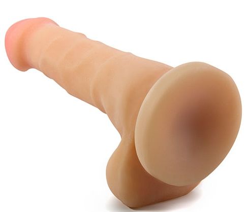 Телесный фаллоимитатор 7 inch Sam - 19 см. - Blush Novelties