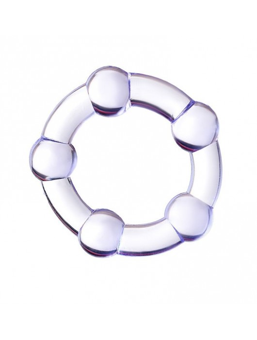 Фиолетовое эрекционное кольцо A-Toys - A-toys - в Красногорске купить с доставкой