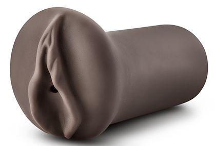 Коричневый мастубратор-вагина Nicole s Kitty - Blush Novelties - в Красногорске купить с доставкой
