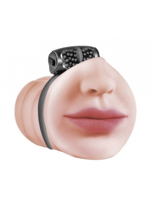 Мастурбатор-ротик с виброкольцом Satisfaction Beloved - Lola Games - в Красногорске купить с доставкой