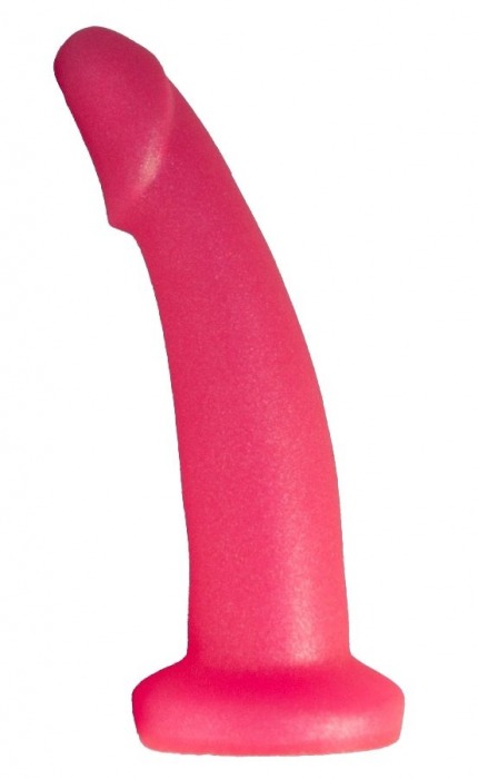 Розовый плаг-массажёр для простаты - 13,5 см. - LOVETOY (А-Полимер) - в Красногорске купить с доставкой