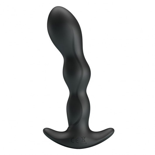 Черный анальный стимулятор простаты с вибрацией Special Anal Massager - 14,5 см. - Baile - в Красногорске купить с доставкой