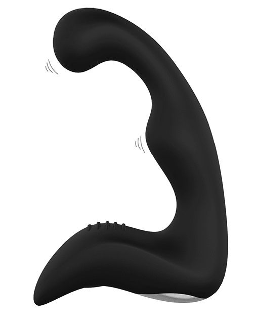 Чёрный перезаряжаемый массажёр простаты BOOTY PLEASER - Dream Toys - в Красногорске купить с доставкой