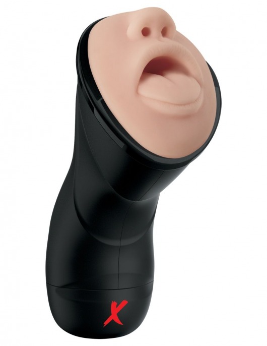 Мастурбатор-ротик Deep Throat Vibrating Stroker - Pipedream - в Красногорске купить с доставкой