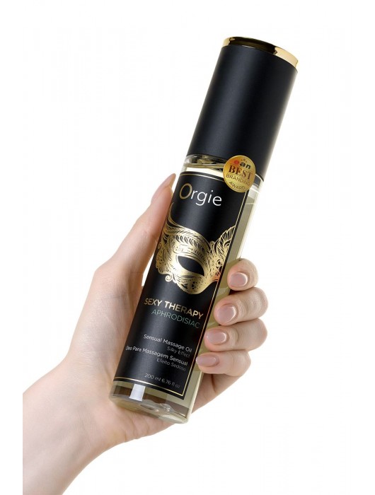 Минеральное массажное масло Orgie Sexy Therapy Afrodisiac - 200 мл. - ORGIE - купить с доставкой в Красногорске