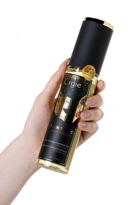 Растительное массажное масло Orgie Tantric Divine Nectar - 200 мл. - ORGIE - купить с доставкой в Красногорске