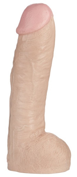 Огромная насадка-реалистик Vac-U-Lock Realistic Hung - 31,7 см. - Doc Johnson - купить с доставкой в Красногорске