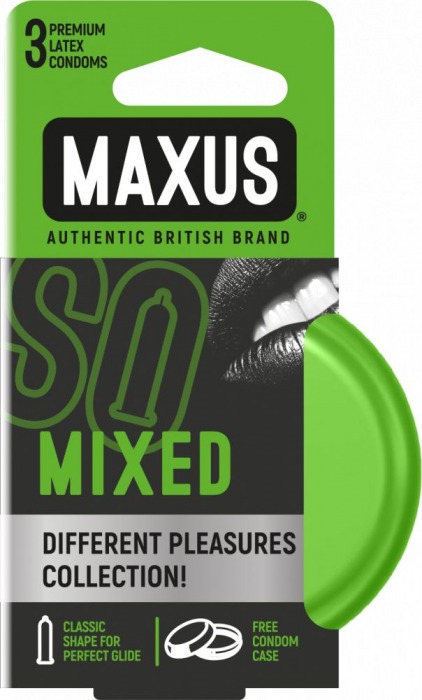 Презервативы в железном кейсе MAXUS Mixed - 3 шт. - Maxus - купить с доставкой в Красногорске