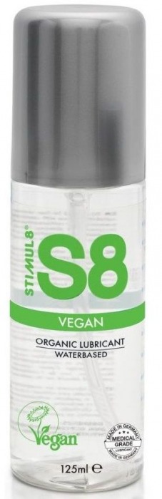 Веганский лубрикант на водной основе S8 Vegan Lube - 125 мл. - Stimul8 - купить с доставкой в Красногорске