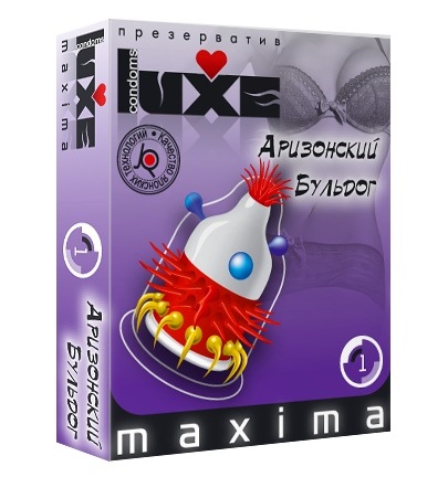Презерватив LUXE Maxima  Аризонский Бульдог  - 1 шт. - Luxe - купить с доставкой в Красногорске