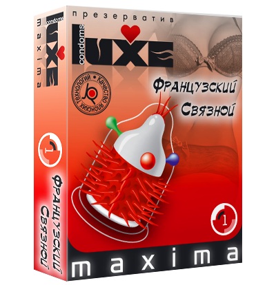 Презерватив LUXE Maxima  Французский связной  - 1 шт. - Luxe - купить с доставкой в Красногорске