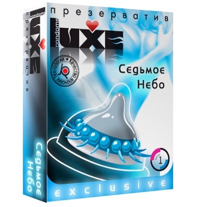 Презерватив LUXE  Exclusive  Седьмое небо  - 1 шт. - Luxe - купить с доставкой в Красногорске
