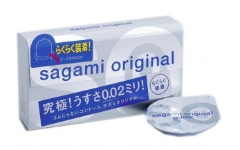 Ультратонкие презервативы Sagami Original QUICK - 6 шт. - Sagami - купить с доставкой в Красногорске