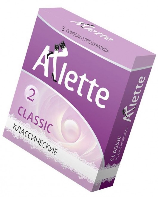Классические презервативы Arlette Classic - 3 шт. - Arlette - купить с доставкой в Красногорске