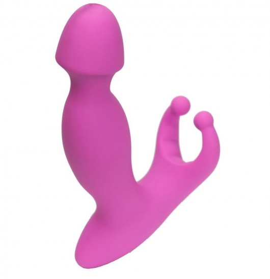 Розовый стимулятор простаты с усиками - 15 см. - 4sexdreaM - в Красногорске купить с доставкой