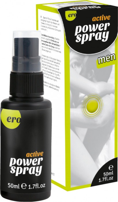 Стимулирующий спрей для мужчин Active Power Spray - 50 мл. - Ero - купить с доставкой в Красногорске