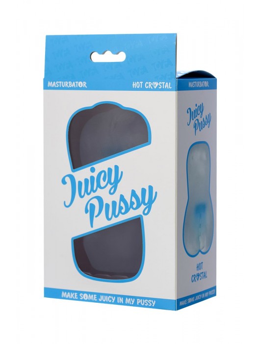 Прозрачный реалистичный мастурбатор Juicy Pussy Hot Crystal - ToyFa - в Красногорске купить с доставкой
