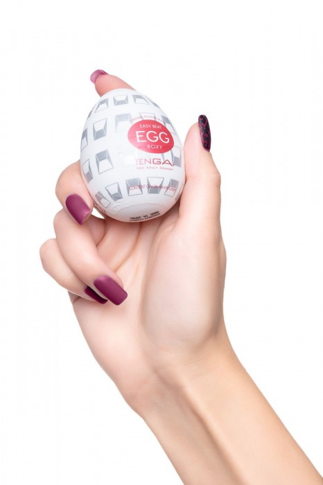 Мастурбатор-яйцо EGG Boxy - Tenga - в Красногорске купить с доставкой