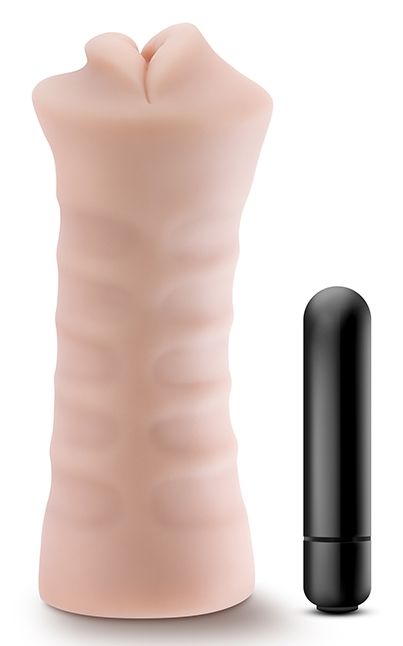 Телесный мастурбатор-ротик Angie - Blush Novelties - в Красногорске купить с доставкой