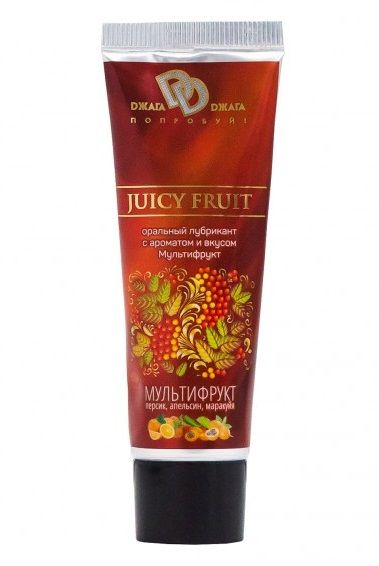 Интимный съедобный лубрикант JUICY FRUIT с ароматом фруктов - 30 мл. - БиоМед - купить с доставкой в Красногорске