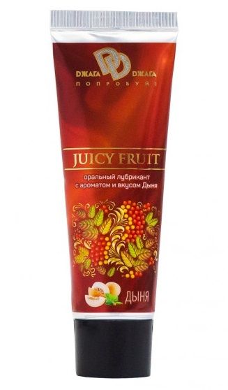 Интимный съедобный лубрикант JUICY FRUIT с ароматом дыни - 30 мл. - БиоМед - купить с доставкой в Красногорске