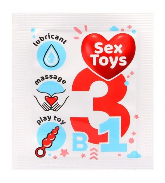 Гель-лубрикант на водной основе Sex Toys - 4 гр. - Биоритм - купить с доставкой в Красногорске
