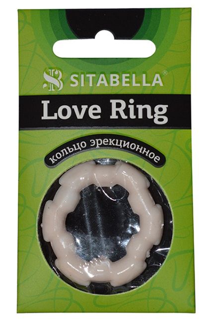 Фигурное эрекционное кольцо из киберкожи - Sitabella - в Красногорске купить с доставкой