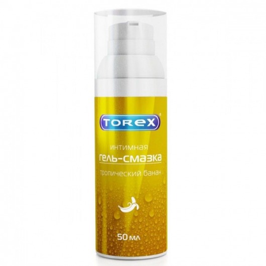 Гель-смазка на водной основе Torex  Тропический банан  - 50 мл. - Torex - купить с доставкой в Красногорске