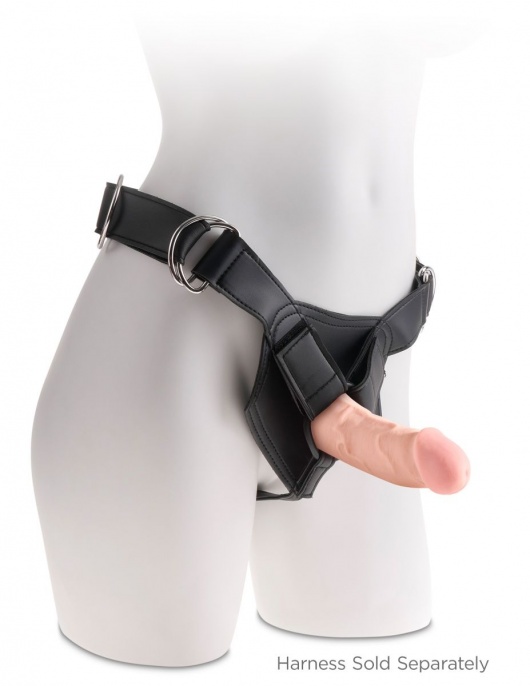 Телесный фаллоимитатор на присоске 5  Triple Density Cock - 15,24 см. - Pipedream