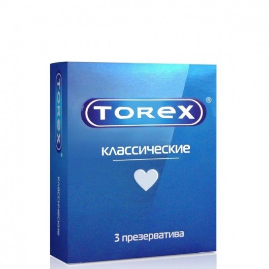 Гладкие презервативы Torex  Классические  - 3 шт. - Torex - купить с доставкой в Красногорске