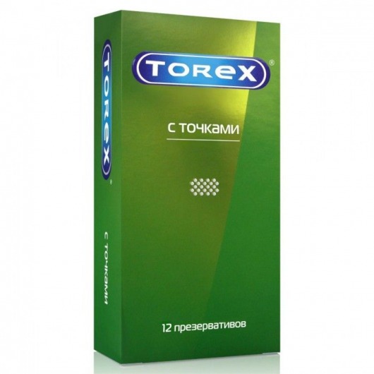 Текстурированные презервативы Torex  С точками  - 12 шт. - Torex - купить с доставкой в Красногорске