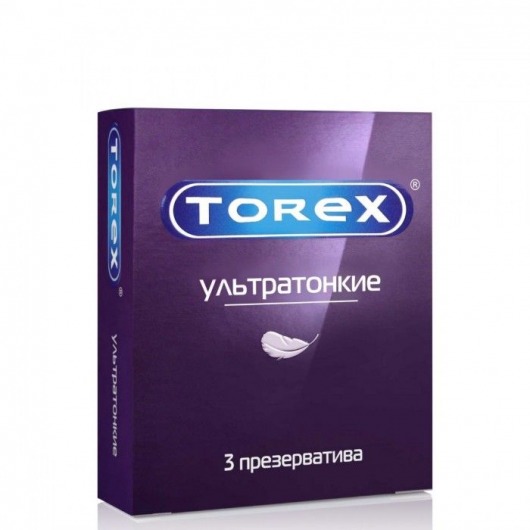 Презервативы Torex  Ультратонкие  - 3 шт. - Torex - купить с доставкой в Красногорске