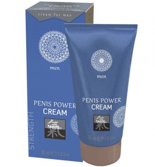 Возбуждающий крем для мужчин Penis Power Cream - 30 мл. - Shiatsu - купить с доставкой в Красногорске