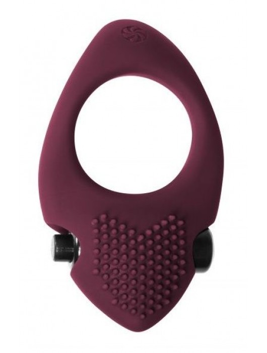 Бордовое эрекционное виброкольцо Pure Passion Sunset - Lola Games - в Красногорске купить с доставкой