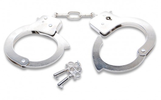 Наручники с ключами Official Handcuffs - Pipedream - купить с доставкой в Красногорске