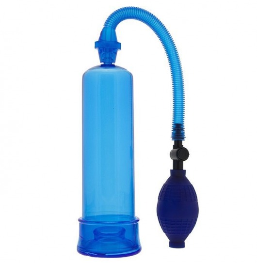 Синяя вакуумная помпа MENZSTUFF PENIS ENLARGER - Dream Toys - в Красногорске купить с доставкой