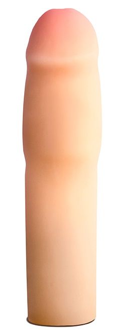 Телесная насадка-удлинитель на пенис PERFORMANCE 1.5INCH COCK XTENDER - 16 см. - Blush Novelties - в Красногорске купить с доставкой